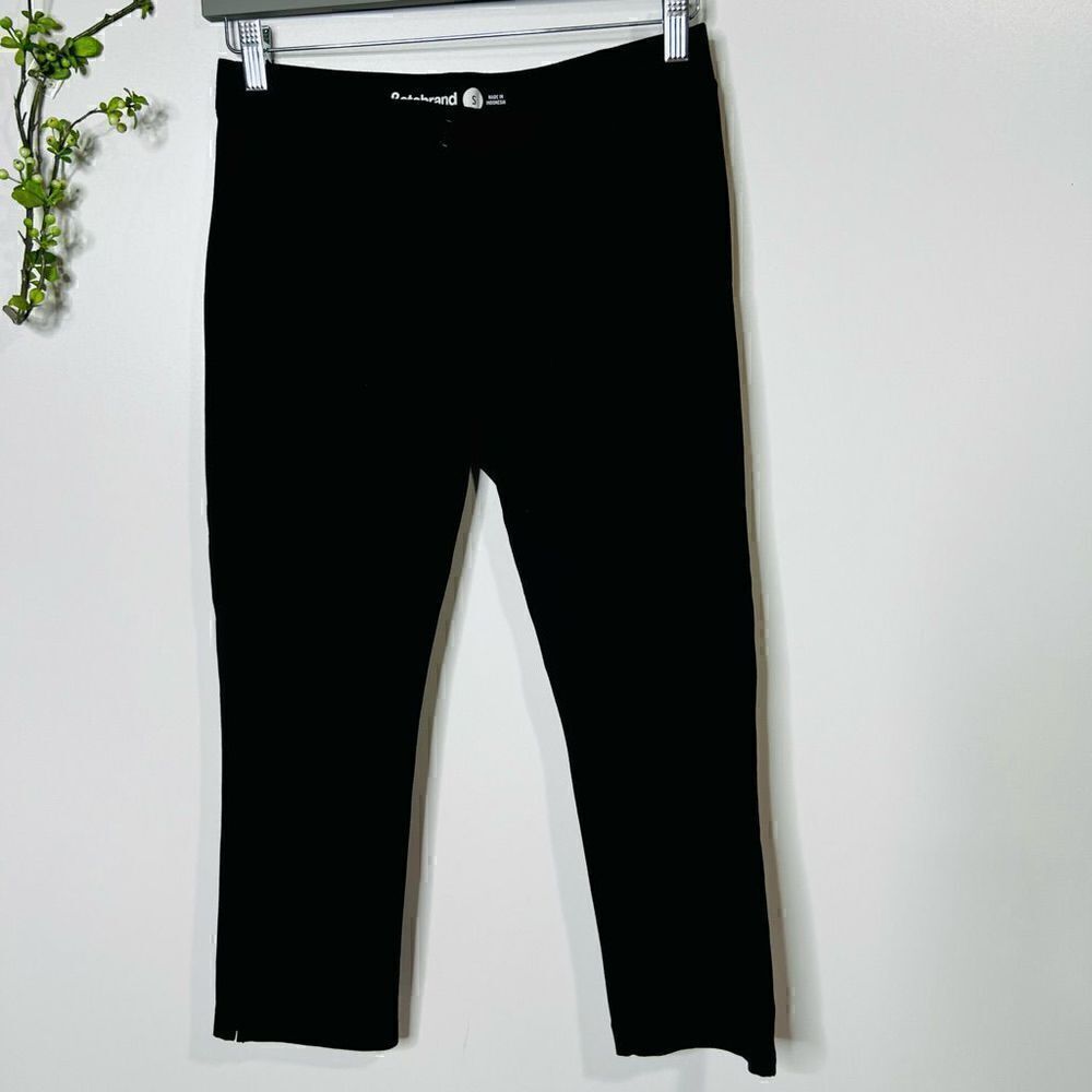 Betabrand Black Capri Cropped Legging Pants
